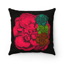 Load image into Gallery viewer, Victorian Rose by HOBOJUNKTION Faux Suede Square Pillow...ahhhh! Sweet..