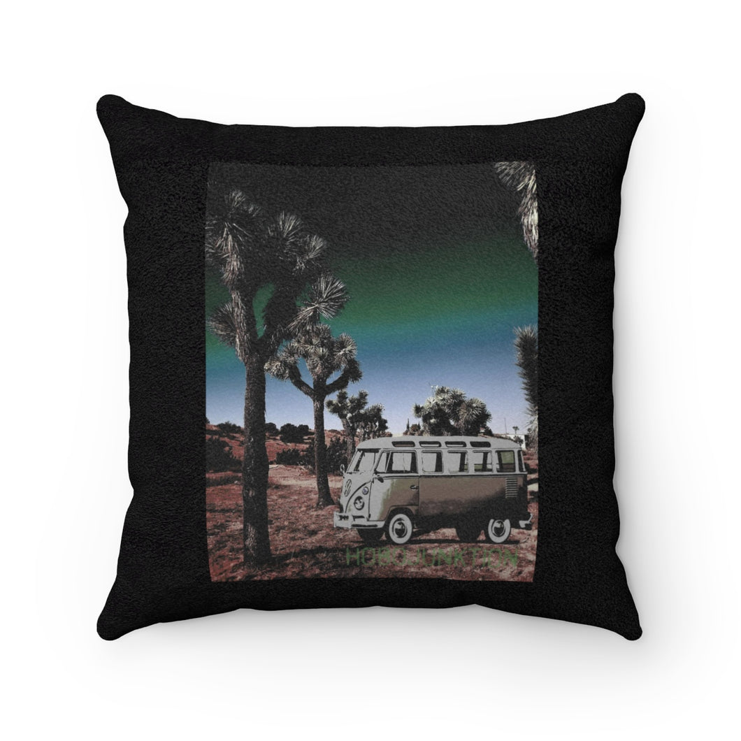 desert bus Faux Suede  Pillow