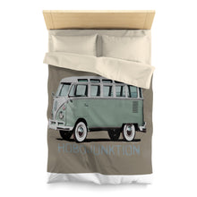 Load image into Gallery viewer, &quot;Vintage Bus &quot;-hobojunktion exclusive- (brown)Microfiber Duvet Cover