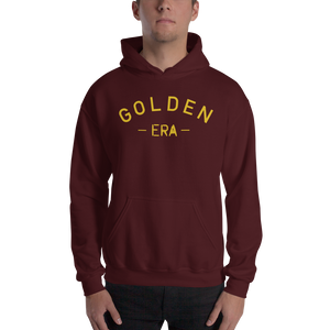 Golden Era Hooded Sweatshirt by HOBOJUNKTION