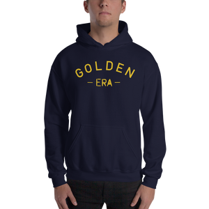 Golden Era Hooded Sweatshirt by HOBOJUNKTION