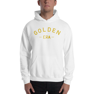 Golden Era Hooded Sweatshirt by HOBOJUNKTION